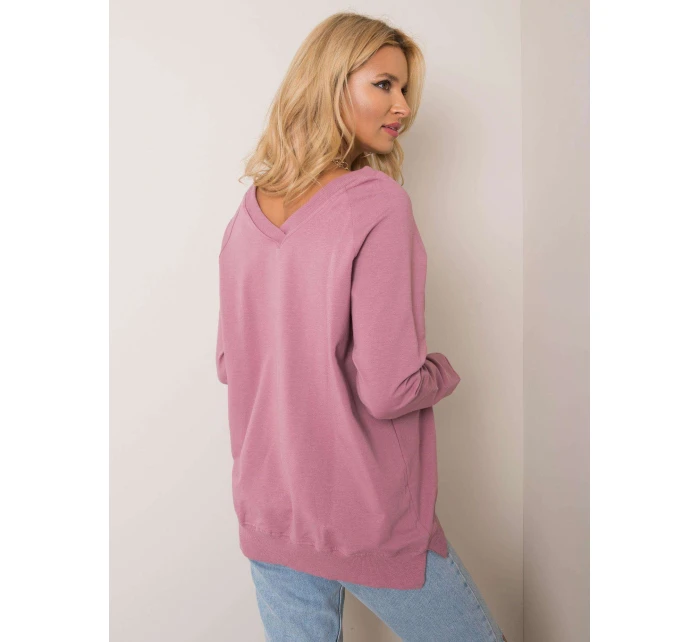 Mikina RV BL 5850.11X tmavoružová