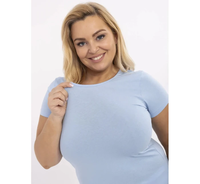 T shirt RV TS model 21072711 jasny niebieski - FPrice