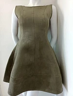 Dámske šaty M456 olivové - Figl