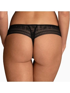 Tanga Fleur 1354 black - RosaFaia