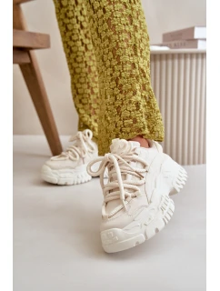 Dámské tenisky na masivní světle béžové model 21667369 - Boto