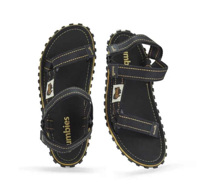 Gumbies Tracker Sandále Unisex Black M GU-SATRA001