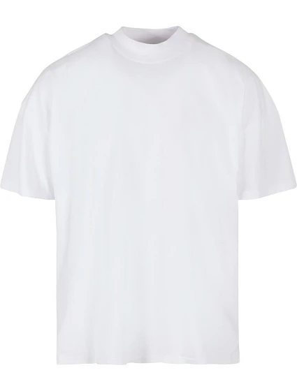 Build your Brand BY 230 Pánske tričko „Mock Neck“ 56.0230 biele Build your Brand BY 230 Pánske tričko „Mock Neck“ 56.0230 biele