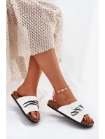 Dámské Pantofle S Na Korkové Platformě Béžové model 21698970 - Boto Dámské Pantofle S Na Korkové Platformě Béžové model 21698970 - Boto