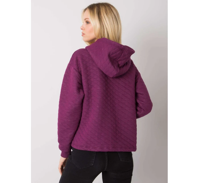 Dámska mikina RV BL 7449.66 tmavo fialová