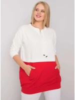 Tunika RV TU 6851.28 biele a červené Tunika RV TU 6851.28 biele a červené