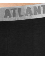 Pánske bavlnené boxerky Pima ATLANTIC - čierne