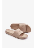 Ľahké dámske papuče Big Star OO274035 Beige