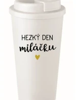 HAPPY DAY TO MY BABY - biely termohrnček 475 ml