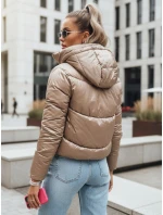 Dámska prešívaná bunda LOLAROSE beige FashionStreet TY3738