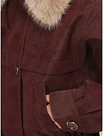 kurtka zimowa damska z bordowa model 22324215 - FashionStreet