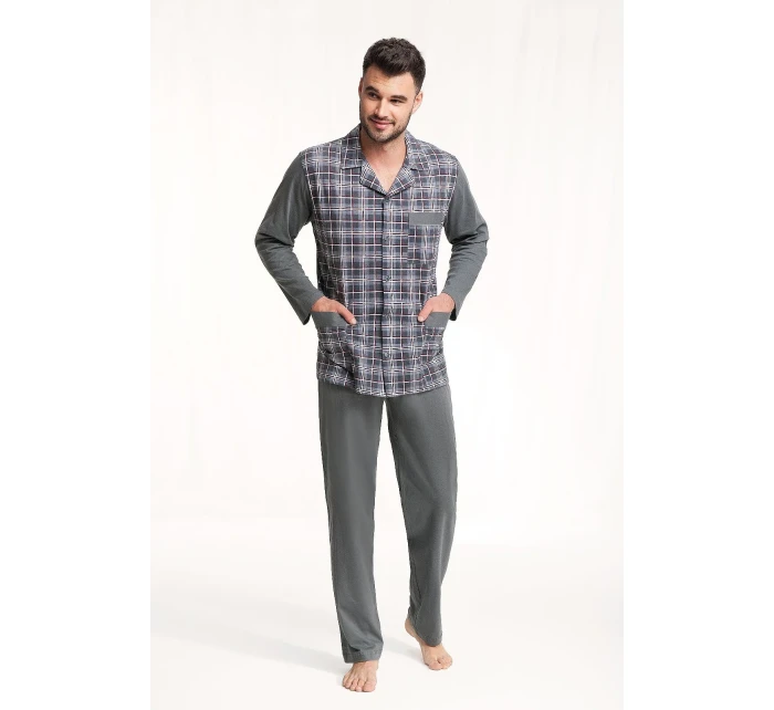 Piżama dł/r 4XL męska model 20328315 - Luna Piżama dł/r 4XL męska model 20328315 - Luna