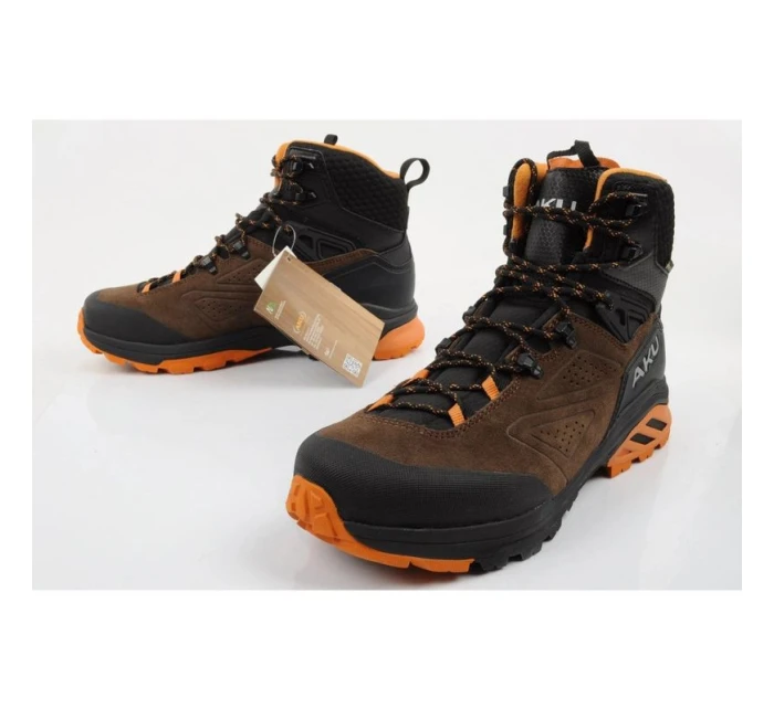 Aku pánska turistická členková obuv Reactive Gore-tex hnedá
