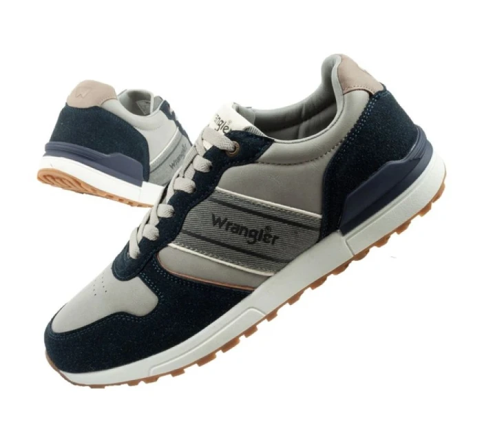 buty sportowe męskie sneakersy model 22002167 modne wygodne lekkie - Wrangler