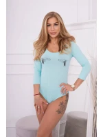 model 18746490 body s potiskem pistole mint - K-Fashion