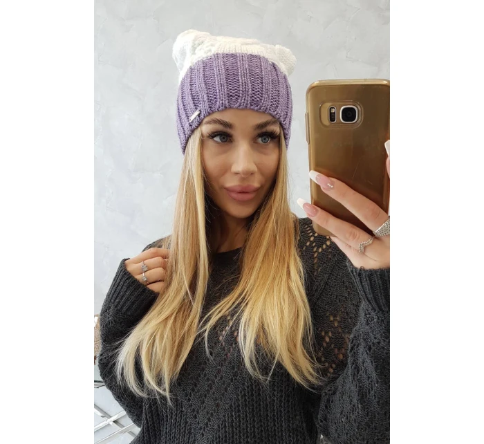 Paris fleecová čepice K212 model 18750055 - K-Fashion Paris fleecová čepice K212 model 18750055 - K-Fashion