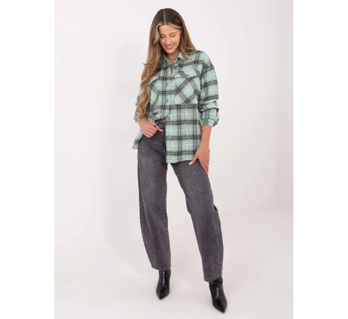 Košeľa DN KS 3967.92 mint