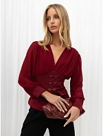 Bluzka MI BZ model 22554340 bordowy - FPrice