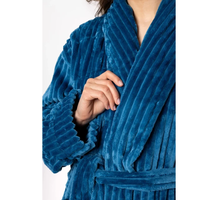 Župan One And model 20737706 Long Turquoise - Momenti Per Me Župan One And model 20737706 Long Turquoise - Momenti Per Me