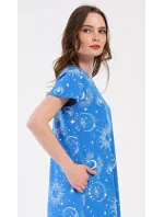 Dámske domáce šaty s krátkym rukávom Moon Dámske domáce šaty s krátkym rukávom Moon