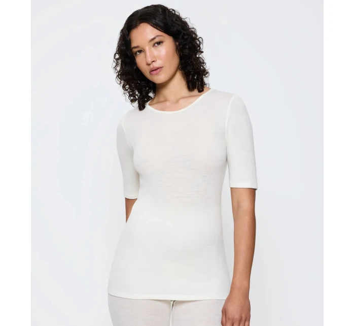 Dámske tričko Beauty Layers SSL Top Wool - WHITE - white 1595 - TRIUMPH