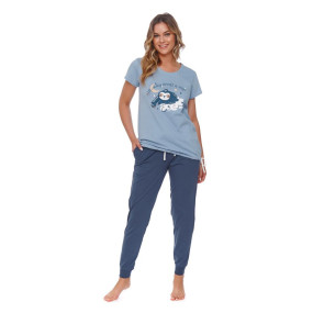 dámské pyžamo modré model 19649257 - DN Nightwear