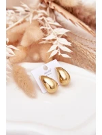 Ženské náušnice z chirurgické oceli Velké model 21772665 zlaté - Boto