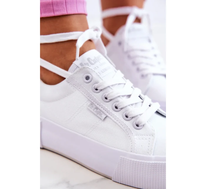 Tenisky na platforme Lee Cooper LCW-22-31-0884L White