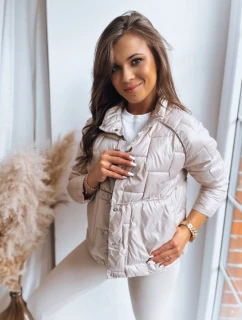 Dámska prešívaná obojstranná bunda NATINA beige FashionStreet TY3623