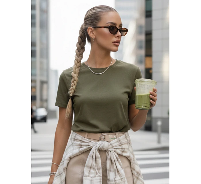 MAYLA II dámské tričko olivové Dstreet model 21978682 - FashionStreet