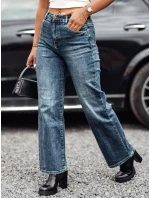 Dámské džínové kalhoty wide high rise blue Dstreet model 21981191 - FashionStreet Dámské džínové kalhoty wide high rise blue Dstreet model 21981191 - FashionStreet