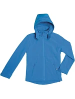B&C Hooded Softshell /kids Dětská 3-vrstvá softshellová bunda 01.0969 azure