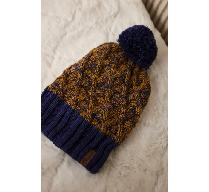 Milano fleecová čepice K203 hořčicová model 18749917 fialová - K-Fashion