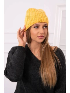 Dámska horčicová čiapka Rebeka K345
