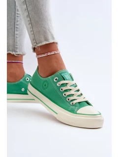 Niskie Trampki Damskie Big Star NN274268 Zielone