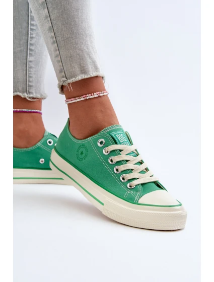 Niskie Trampki Damskie Big Star NN274268 Zielone