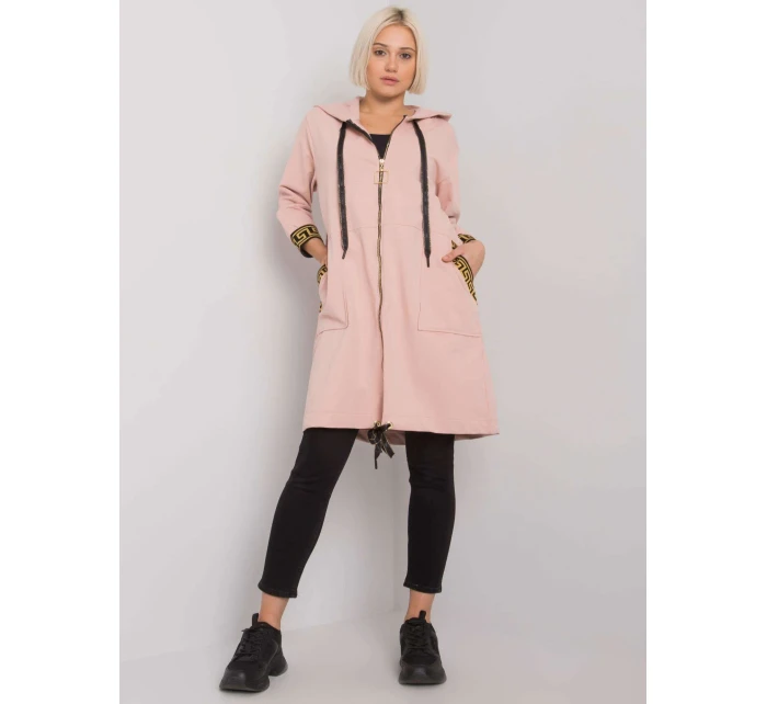 Dámska mikina RV BL 6792.02P svetlo ružová