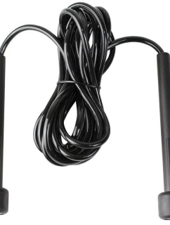 Rýchlostné švihadlo z PVC 275 cm EB FIT čierne 581519