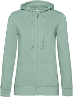 B&C Inspire Zipped Hood /women_° Dámska mikina s kapucou 01.W36B sage