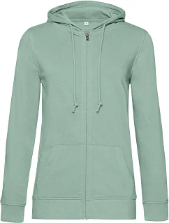 B&C Inspire Zipped Hood /women_° Dámska mikina s kapucou 01.W36B sage