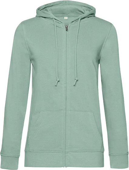 B&C Inspire Zipped Hood /women_° Dámska mikina s kapucou 01.W36B sage