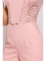 Kombinéza s krajkovými  pudrová model 21136245 - Moe