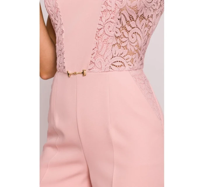 Kombinéza s krajkovými  pudrová model 21136245 - Moe