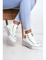 Dámske členkové tenisky Big Star - White