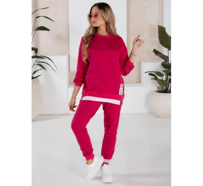 Dámska tepláková súprava TORONTO fuchsiová FashionStreet AY0955 Dámska tepláková súprava TORONTO fuchsiová FashionStreet AY0955