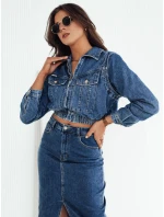 Dámska džínsová bunda BLIRNA modrá FashionStreet TY4167