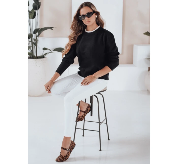 Dámský základní svetr černý Dstreet model 21990972 - FashionStreet