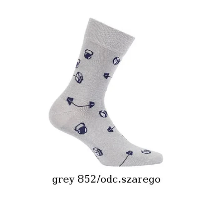 Pánske ponožky Wola Perfect Man vzorované W 94N03 Casual