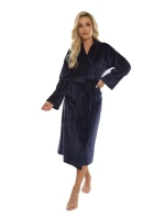 Dlhý dámsky župan s golierom De Lafense 628 Abigail