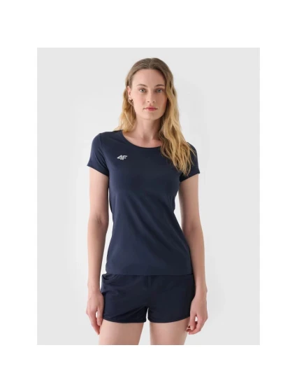 Dámske hladké tričko slim 4F NOSH4TSD001B-31S